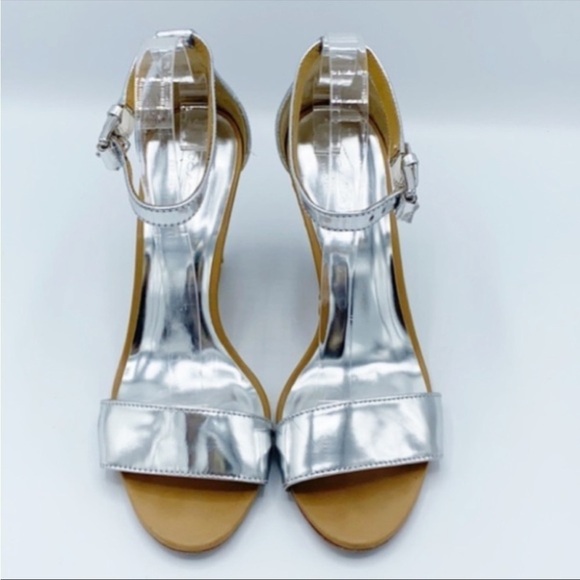 Coach Open Toe Ankle Strap Wedges - Picture 2 of 8